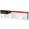 Techly I-CASE STRIP-16SH strāvas sadales iekārta (PDU) 6 maiņstrāvas kontaktligzdas 1.5U Melns, Sudraba