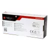 Techly Universal strāvas sloksnes plaukts 10 collu 4 rozetes Schuko spraudnis melns sudraba 1U