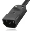 Techly Multi-Socket 8 rozetes statīvam 19 collu C14 spraudnis 1 HE melns sarkans