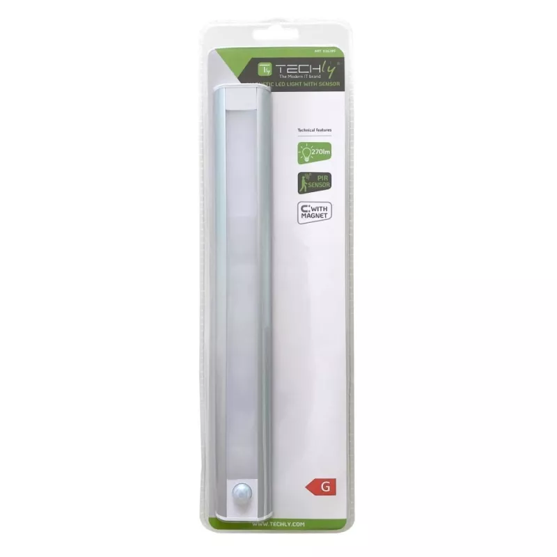 LED sistēmas gaismeklis Techly I-CASE LIGHT-06 Balts Alumīnijs 100-240V
