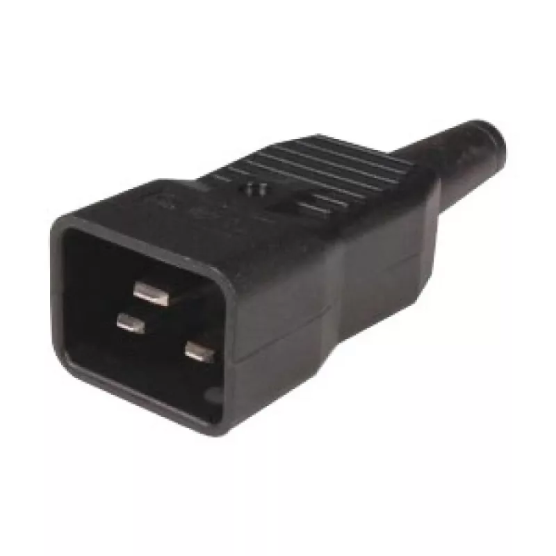 Techly I-CASE STRIP-18C20 strāvas sadales bloks (PDU) 8 maiņstrāvas izejas 1U melns, sarkans