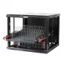 Rack shelf Techly I-CABINET-TRAY14BK Melns 4U 19 inch