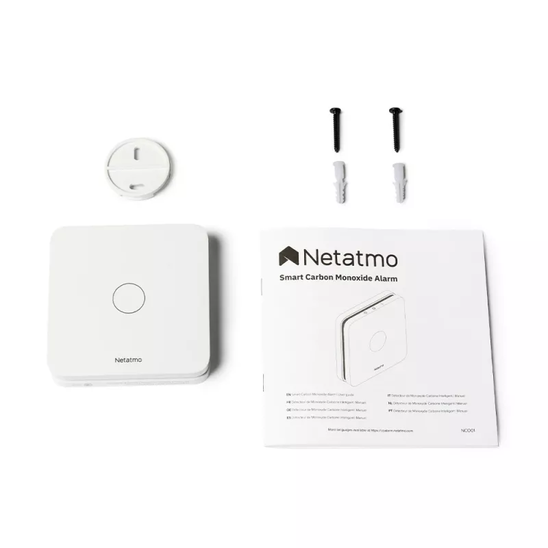 Oglekļa monoksīda detektors Netatmo Smart Carbon Monoxide Alarm