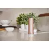 Iekštelpu gaisa kvalitātes monitors Netatmo Smart Indoor Air Quality Monitor — CO2 0–5000 ppm, temperatūra 0–50°C, troksnis, Wi‑Fi/Bluetooth, maiņstrāvas barošana, alumīnijs, rožu zelts