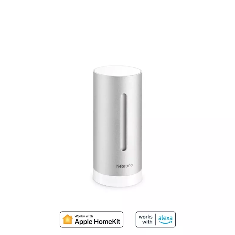 Netatmo Additional Smart Indoor Module, bezvadu, 0,3°, 3%, duralumīnijs, alumīnijs, AAA