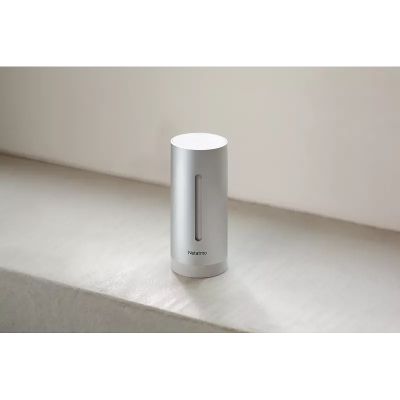 Netatmo Additional Smart Indoor Module, bezvadu, 0,3°, 3%, duralumīnijs, alumīnijs, AAA