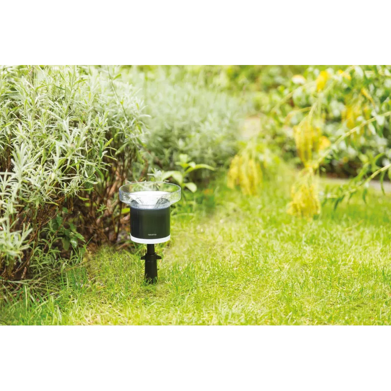 Netatmo Smart Rain Gauge, ar bateriju, AAA, 1,5 V, 130 mm, 130 mm, 110 mm