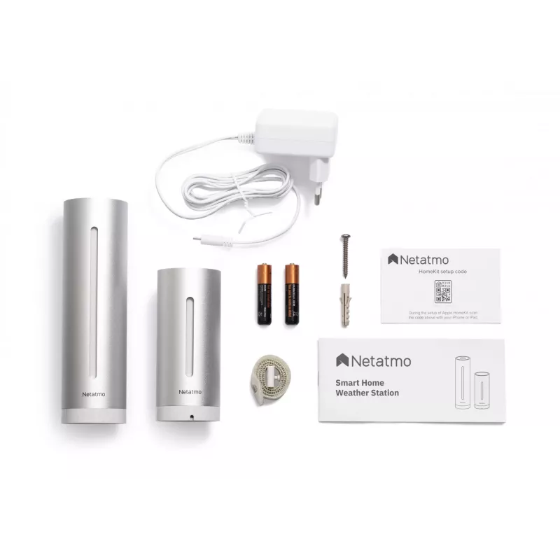 Netatmo iekštelpu komplekts “Viedā mājas laika stacija + papildu viedais iekštelpu modulis”
