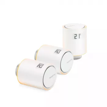 Netatmo viedie radiatoru vārsti komplektā: 3 papildu viedie radiatoru vārsti