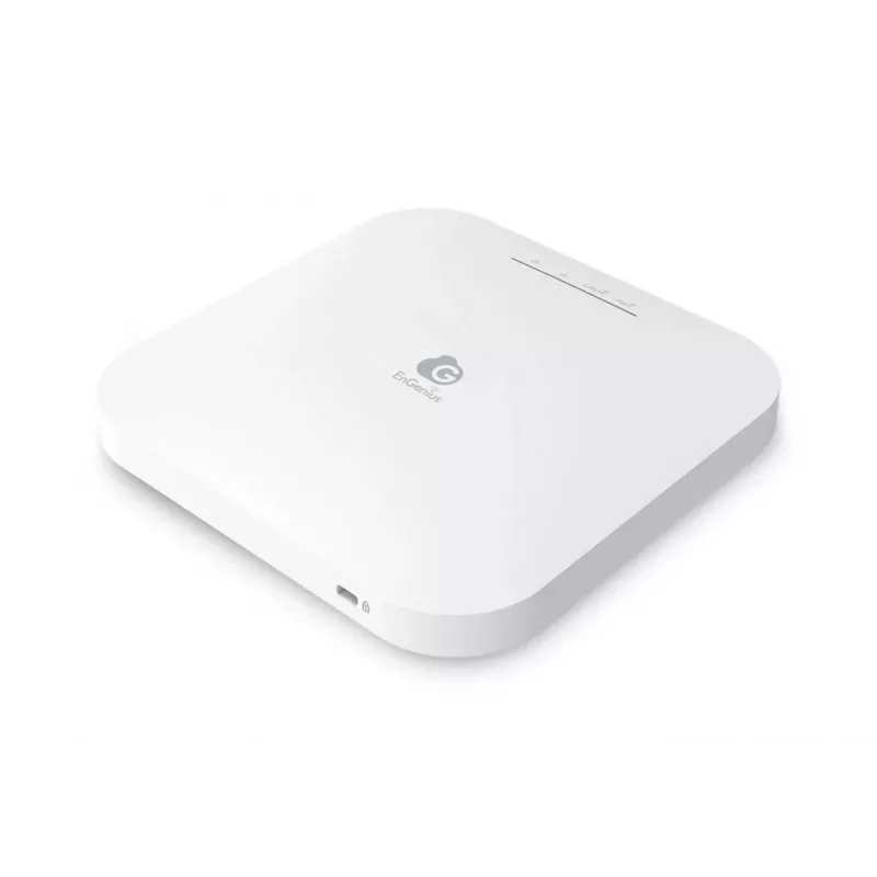 EnGenius mākonī pārvaldāms iekštelpu AP ar divjoslu 11ax 574+1200 Mb/s 2T2R GbE PoE.af 3 dBi iekštelpām