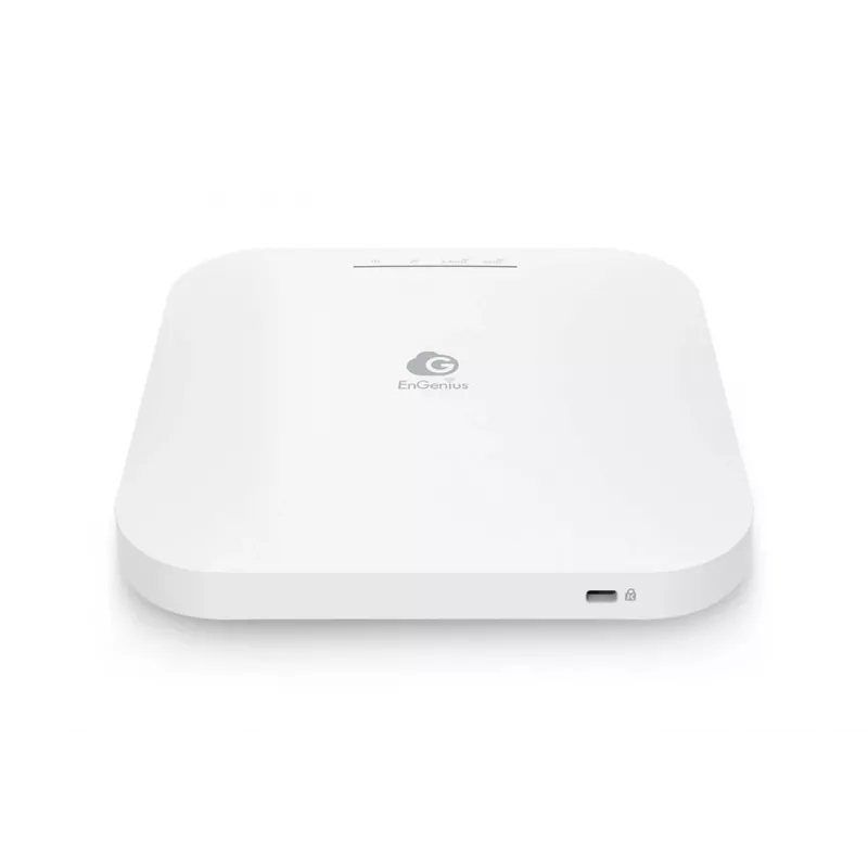 EnGenius mākonī pārvaldāms iekštelpu AP ar divjoslu 11ax 574+1200 Mb/s 2T2R GbE PoE.af 3 dBi iekštelpām