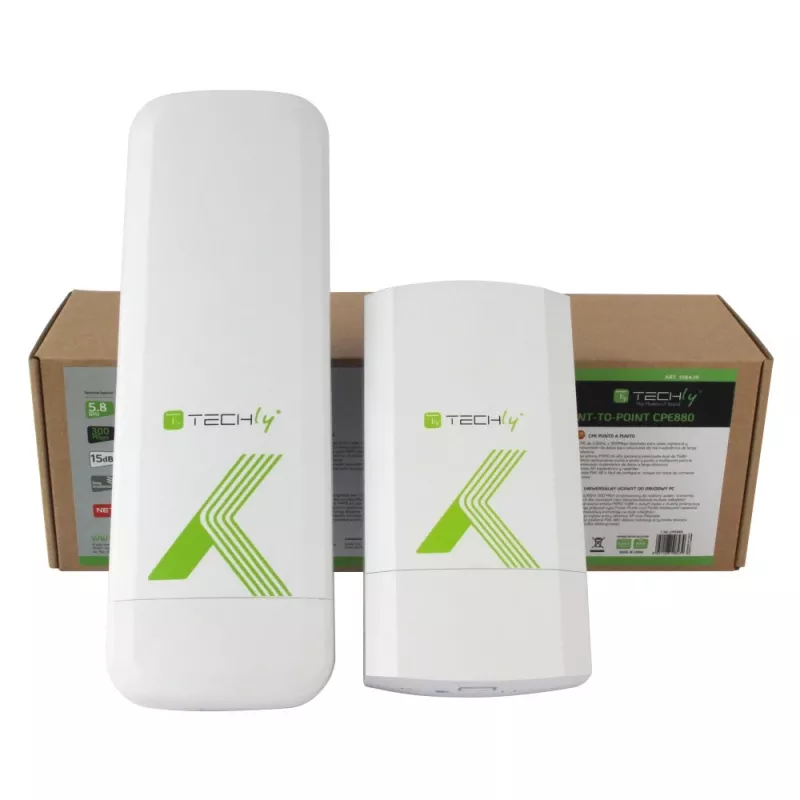 Punkts-punktā CPE Techly I-WL-CPE880 5,8 GHz Wi-Fi standarts