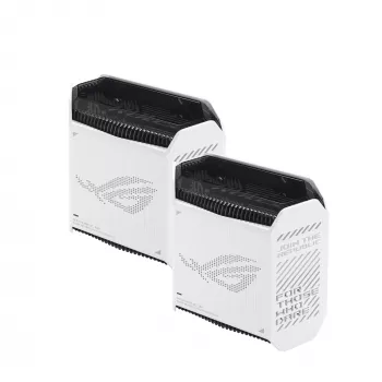 ASUS ROG Rapture GT6 (W-2-PK) Tri-band (2.4 GHz / 5 GHz / 5 GHz) Wi-Fi 6 (802.11ax) Balts 4 Iekšējās
