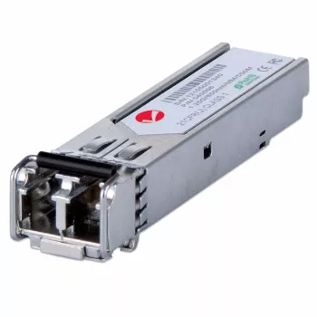 Intellinet raiduztvērēja modulis optiskais, gigabitu šķiedras SFP Mini-GBIC, 1000Base-Sx (LC) vairākmodu ports, 550 m, viļņu garums 850 nm, Ethernet, šķiedra, MSA saderīgs, ekvivalents Cisco GLC-SX-MM, trīs gadu garantija