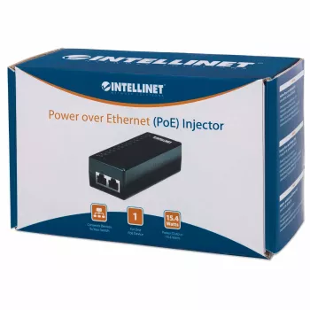 Intellinet Power over Ethernet (PoE) inžektors, 1 ports, 48 V līdzstrāva, IEEE 802.3af atbilstošs