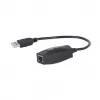 Manhattan USB-A līnijas pagarinātājs, lietošanai ar RJ45 tīkla kabeli (nav iekļauts), pagarina USB ierīci līdz 60 m, kopnes barošana, piemēroti Cat5e/Cat6/Cat6A RJ45 tīkla kabeļi, melns, trīs gadu garantija