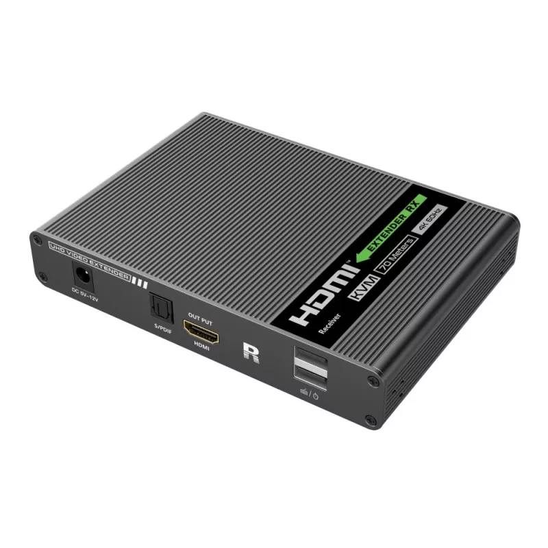 Techly IDATA HDMI-KVM67 KVM pagarinātājs Raidītājs un uztvērējs