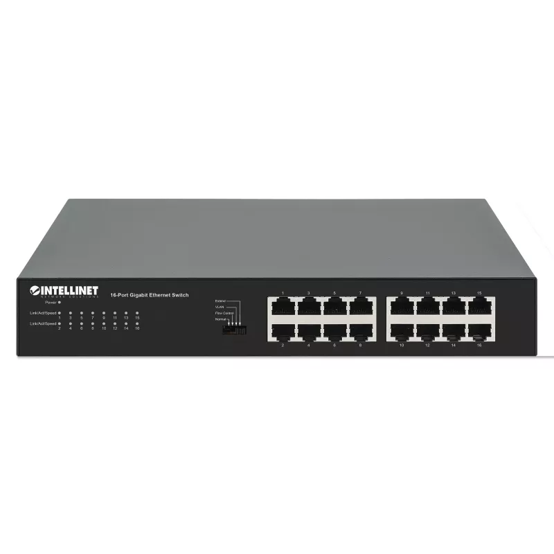 Nepārvaldāms komutators Manhattan 561815 16 portu Gigabit Ethernet 10/100/1000
