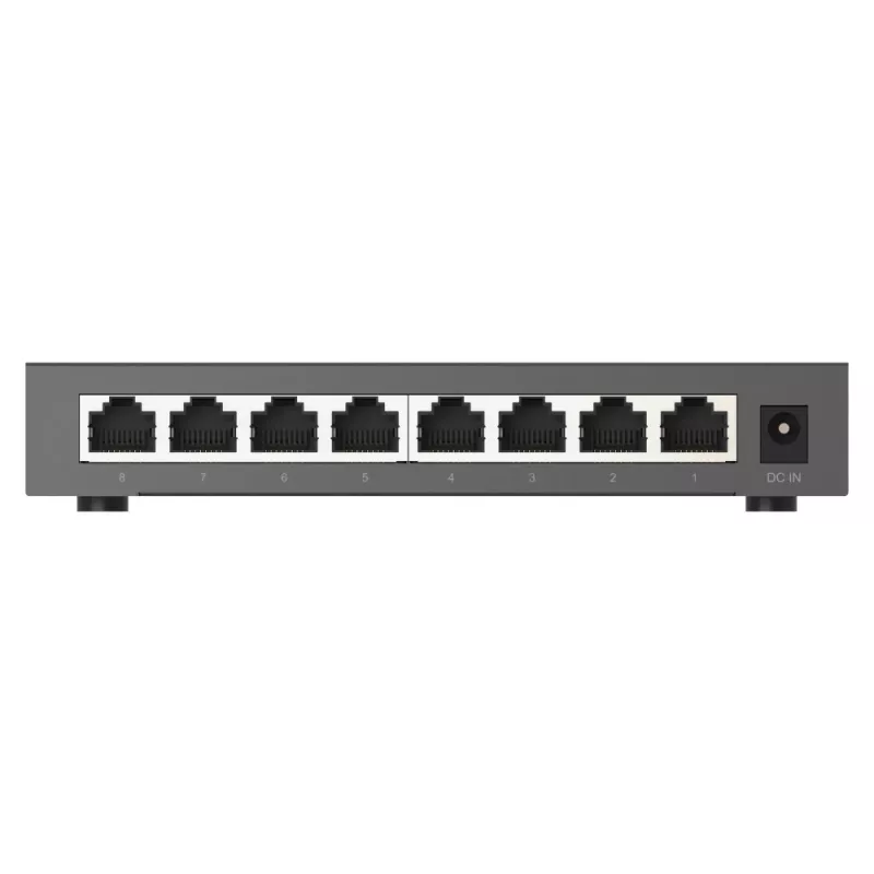 QNAP QSW-1108-8T-R2 tīkla slēdzis Nepārvaldāms 2.5G Ethernet (100/1000/2500) Galddators Melns