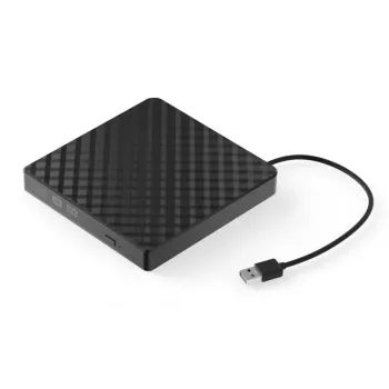 External DVD Optical Drive KRUX KRX0071 USB 3.0 Portable — DVD±RW, USB‑powered