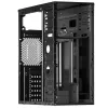 Datora korpuss Akyga AK13BK Micro Tower — ATX/Micro-ATX, 3×3,5 collu nodalījumi, 3×2,5 collu nodalījumi, augšējais barošanas bloks, USB 3.2 Gen1×2, maks. GPU 385 mm, melns