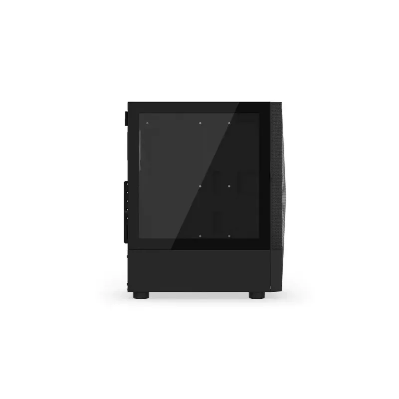 Datora korpuss KRUX VAKO KRX0132 ATX melns — rūdītais stikls, RGB, atbalsta Mini‑ATX, GPU līdz 31 cm, CPU dzesētājs līdz 15,9 cm