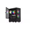Datora korpuss KRUX VAKO KRX0132 ATX melns — rūdītais stikls, RGB, atbalsta Mini‑ATX, GPU līdz 31 cm, CPU dzesētājs līdz 15,9 cm
