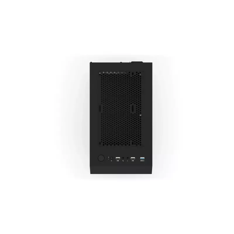 Datora korpuss KRUX VAKO KRX0132 ATX melns — rūdītais stikls, RGB, atbalsta Mini‑ATX, GPU līdz 31 cm, CPU dzesētājs līdz 15,9 cm