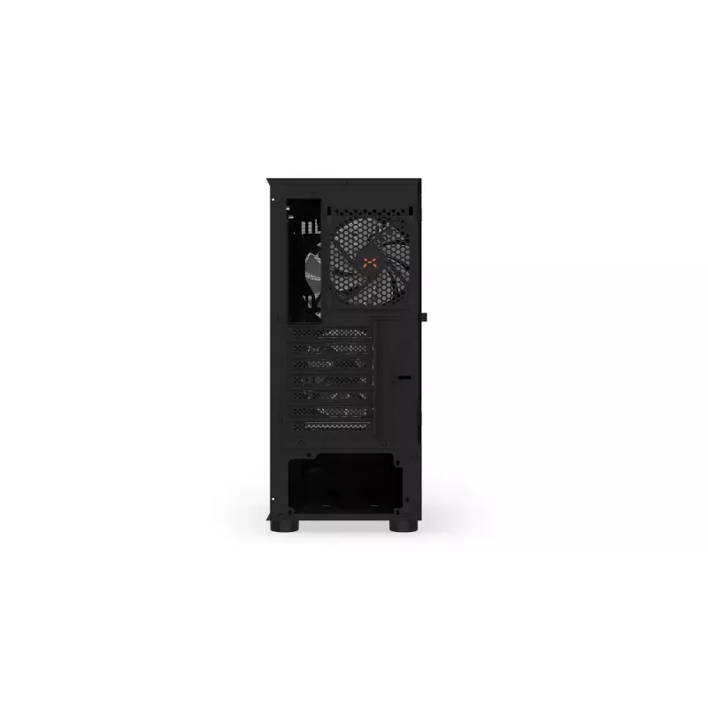 Datora korpuss KRUX VAKO KRX0132 ATX melns — rūdītais stikls, RGB, atbalsta Mini‑ATX, GPU līdz 31 cm, CPU dzesētājs līdz 15,9 cm