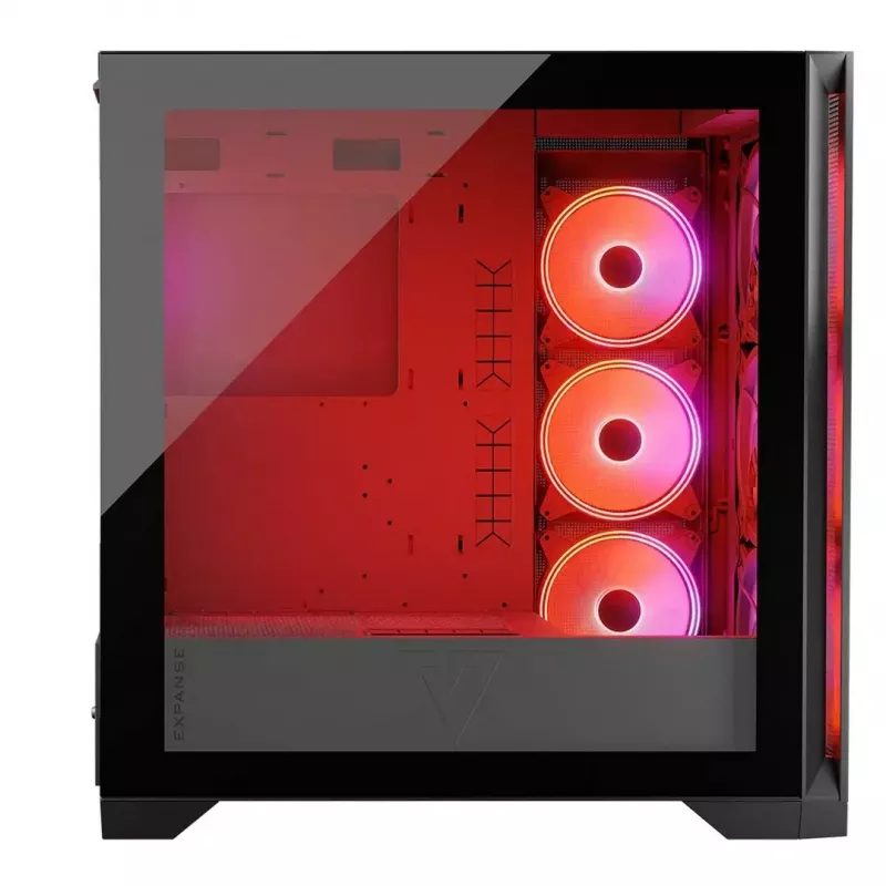 Modecom Volcano Expanse S Apex ARGB Midi korpuss, melns