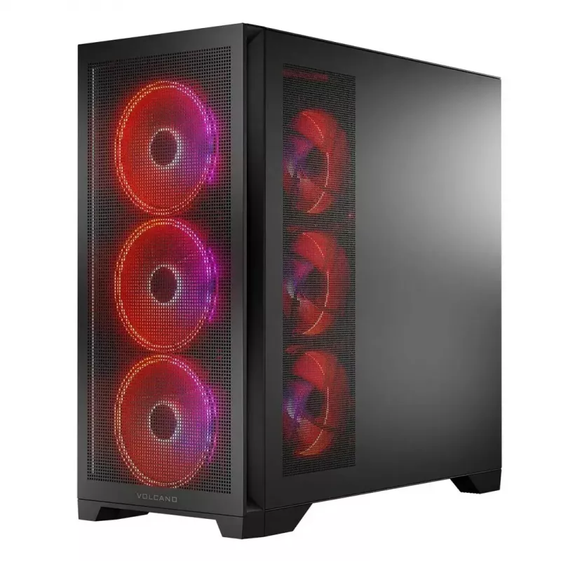 Modecom Volcano Expanse S Apex ARGB Midi korpuss, melns