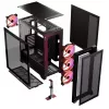 Modecom Volcano Expanse S Apex ARGB Midi korpuss, melns