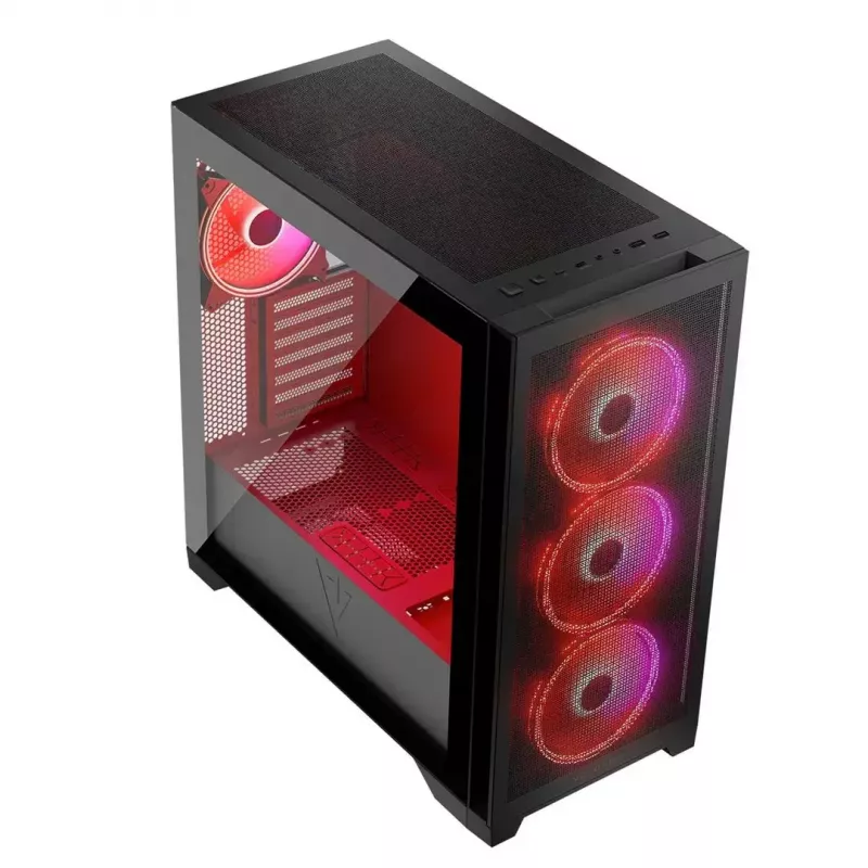 Modecom Volcano Expanse S Apex ARGB Midi korpuss, melns