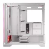PC korpuss MODECOM VOLCANO EXPANSE S APEX ARGB Midi Tower balts — rūdīts stikls, ARGB, atbalsta micro ATX, GPU līdz 430 mm