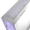 Datora korpuss MODECOM Volcano Perun Apex ARGB balts — Midi tornis, rūdīts stikls, ARGB, USB-C, atbalsta micro ATX, GPU līdz 39 cm
