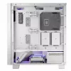 Datora korpuss MODECOM Volcano Perun Apex ARGB balts — Midi tornis, rūdīts stikls, ARGB, USB-C, atbalsta micro ATX, GPU līdz 39 cm