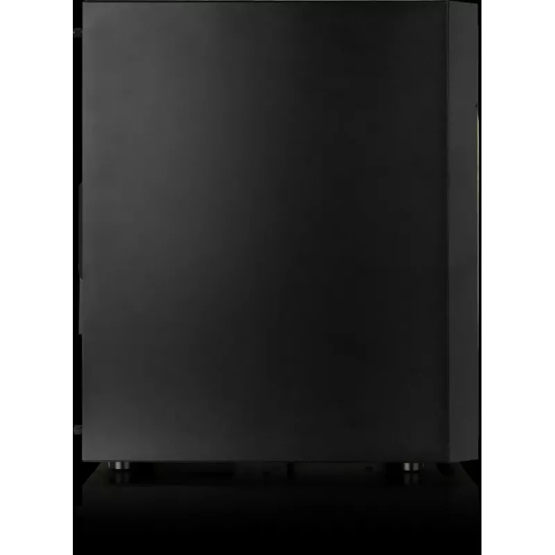 PC korpuss Versa XM1 melns tērauds 120mm ventilators USB3.0 - melns