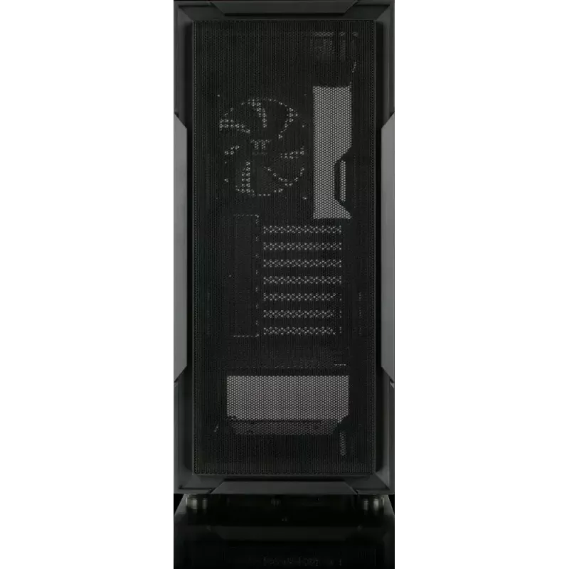 PC korpuss Versa XM1 melns tērauds 120mm ventilators USB3.0 - melns