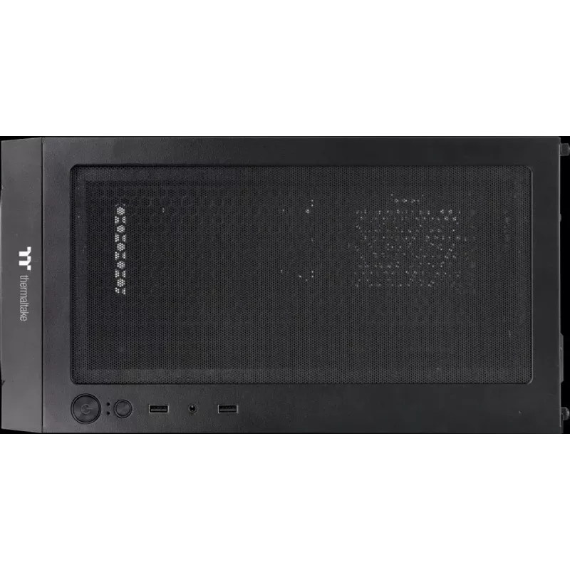 PC korpuss Versa XM1 melns tērauds 120mm ventilators USB3.0 - melns