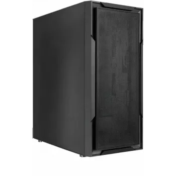PC korpuss Versa XM1 melns tērauds 120mm ventilators USB3.0 - melns