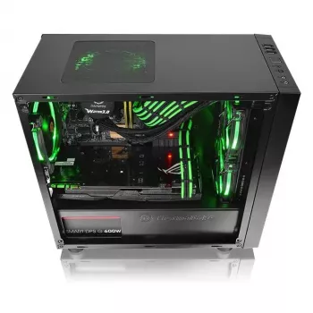 PC Case Thermaltake Versa H17 Window Micro Tower Melns