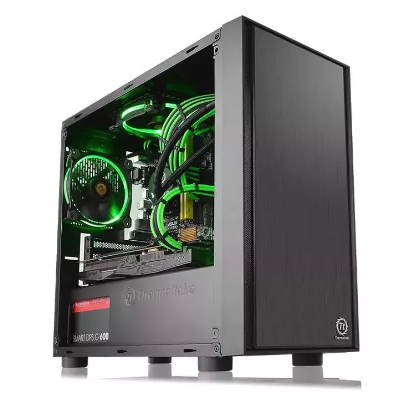PC Case Thermaltake Versa H17 Window Micro Tower Melns