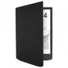 Flip case for PocketBook 7.8 inch e-book reader — HN-FP-PU-743G-RB-WW, magnetic closure, Melns