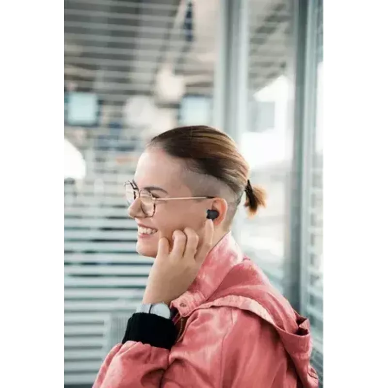 Hama Passion Clear II austiņas True Wireless Stereo (TWS) ievietojamās Mūzika Melns