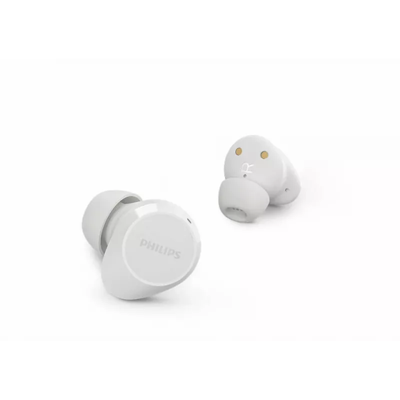 Philips TAT1209WT/00 austiņas/austiņu komplekts True Wireless Stereo (TWS) Ievietojamās Zvani/Mūzika Bluetooth Balts