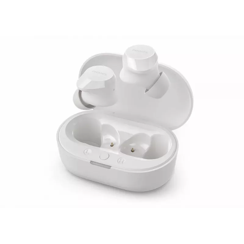 Philips TAT1209WT/00 austiņas/austiņu komplekts True Wireless Stereo (TWS) Ievietojamās Zvani/Mūzika Bluetooth Balts