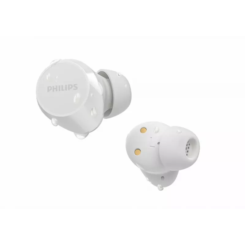 Philips TAT1209WT/00 austiņas/austiņu komplekts True Wireless Stereo (TWS) Ievietojamās Zvani/Mūzika Bluetooth Balts