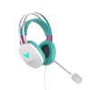 ASUS TUF Gaming H1 Gen II Hatsune Miku Edition austiņas ar vadu, galvas siksna, USB Type-A, rozā, tirkīza, balta