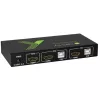 Techly 2x1 USB HDMI 4Kx2K IDATA KVM-HDMI2U KVM slēdzis Melns