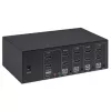 KVM slēdzis Manhattan 4-Port 4K@30Hz USB-A Audio Mic